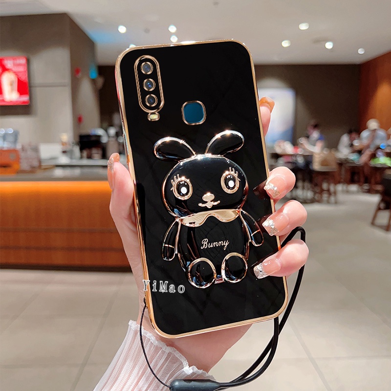 Ốp Điện Thoại Giá Đỡ Hình Thỏ Cho Vivo 1901 1902 1903 1904 1906 1916 1915 1941 1818 1819 1938 1935 1907 1920 1919