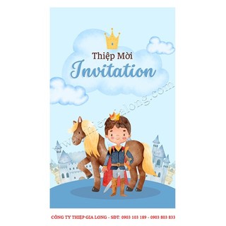 Combo 30 thiệp thôi nôi có sẵn cho các bé trai và gái