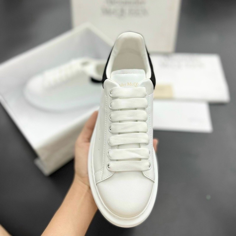 Giày McQueen Gót Nhung Full Box+Phụ Kiện, Alexander MCQ Bản Chuẩn Cao Cấp Nhất