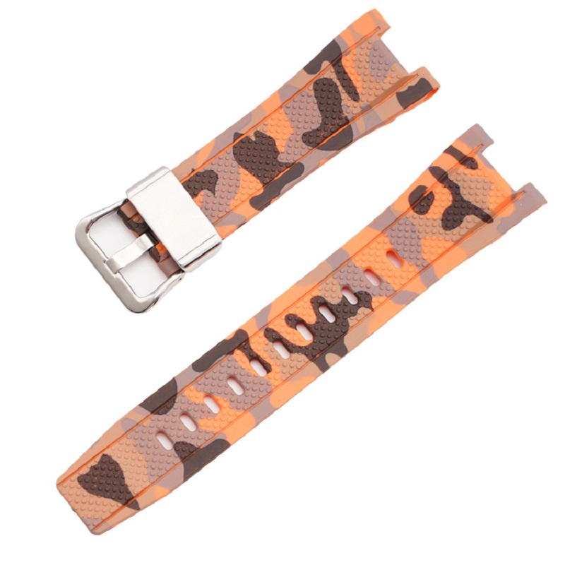 Dây Đeo Thay Thế Họa Tiết Rằn Ri Cá Tính Cho Đồng Hồ Casio GST-W300 / GST-S110 / S100G / GST-W110 / W100G