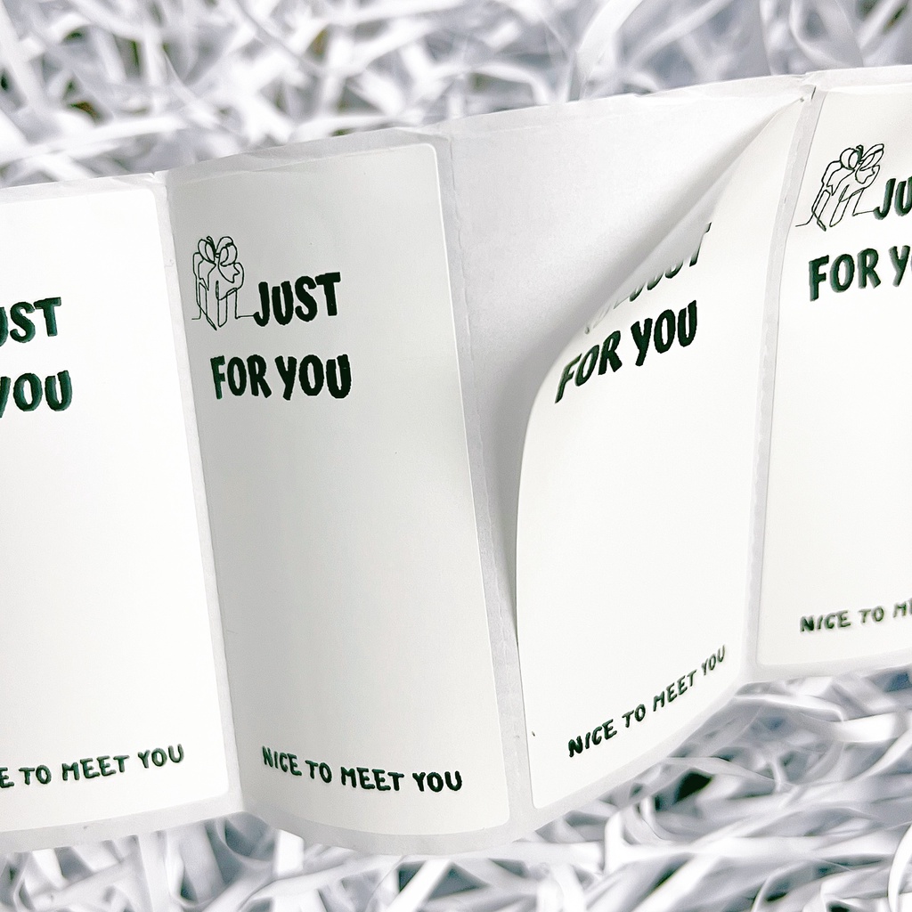 Tem Niêm Phong Gói Hàng, Nhãn Dán Thank You 8x4cm