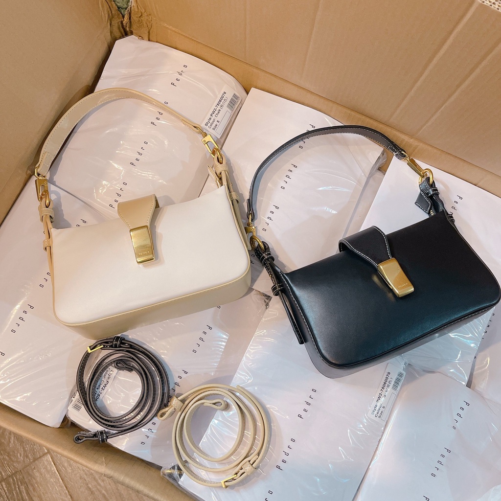 Túi Pê Rô Kẹp Nách Size 22 cm Da Siêu Đẹp Kèm Dây Đeo Chéo