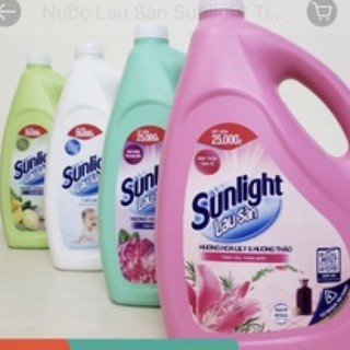 Can nước Lau Sàn Sunlight Hương Hoa đủ màu 3.8kg
