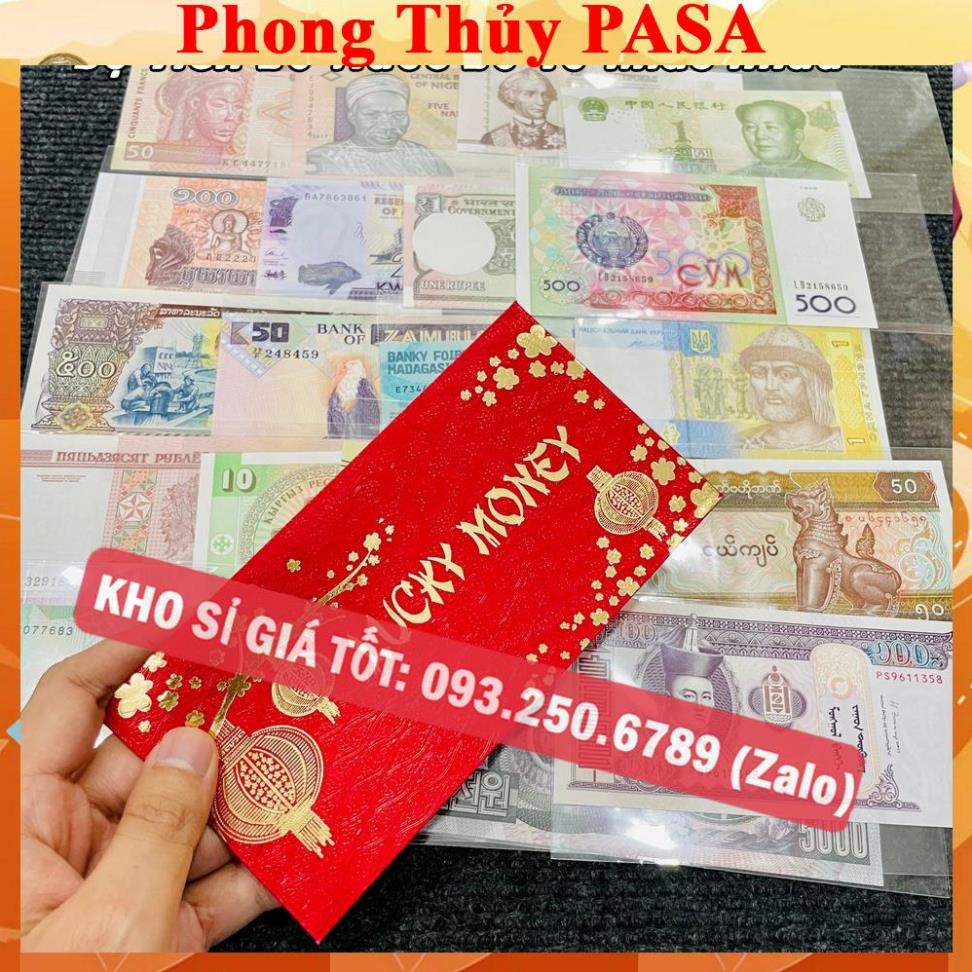 BÁN CHẠY Bộ Tiền Kỉ Niệm Sưu Tầm 20 Quốc Gia - Nước Khác Nhau , tặng kèm bao lì xì cao cấp Lucky