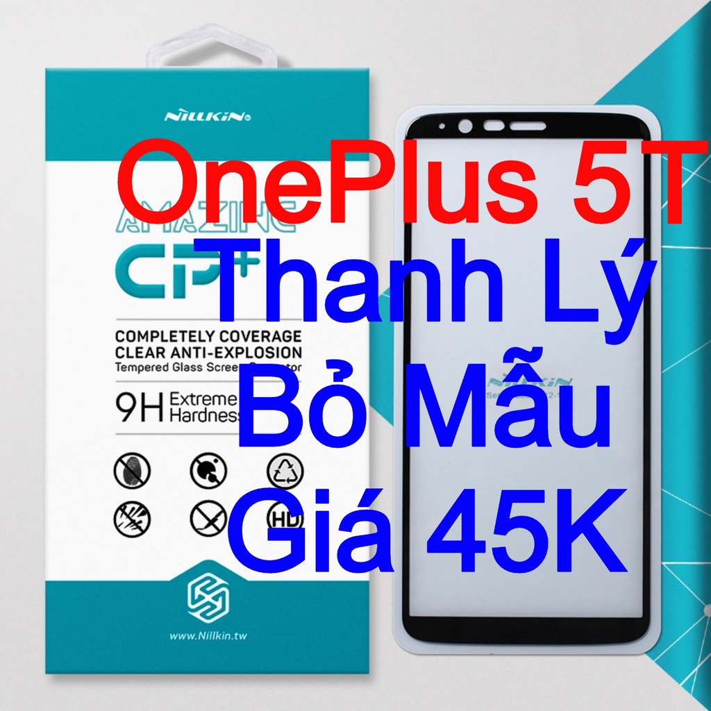 Kính cường lực OnePlus 5T hiệu Nillkin.tw Full keo Full MH