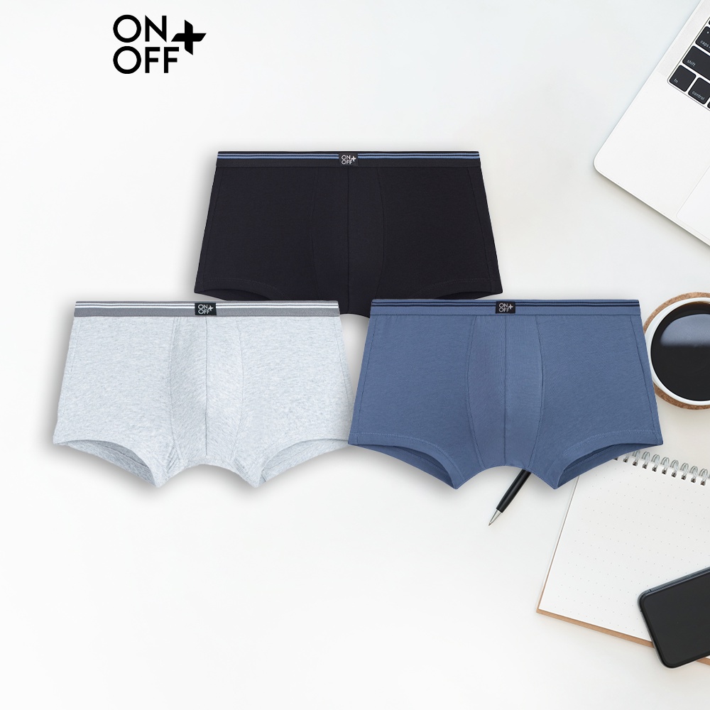 Combo 3 quần lót nam Cotton USA kháng khuẩn, khử mùi - 18UO22A018