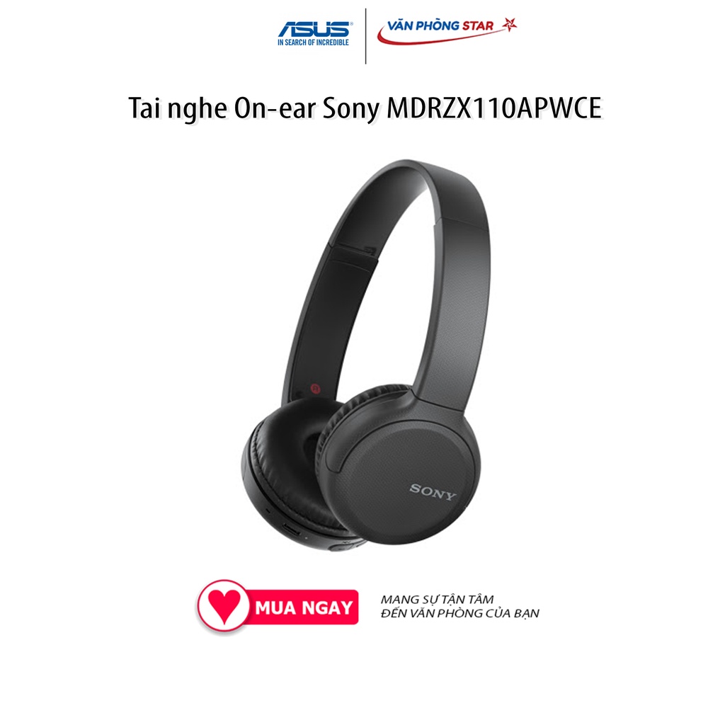 Tai nghe On-ear Sony MDRZX110APWCE