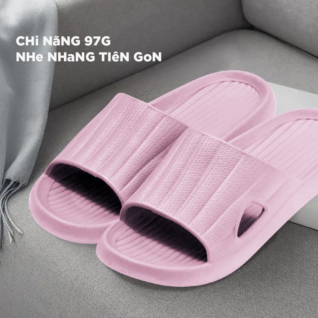 MINISO Dép Dép Di Trong Nhà Dép Di Trong Nhà Dép Chống Trơn Trượt Dép Mang Nhà Dép Nhựa Mềm Dủ Màu