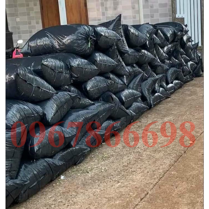Nilon đen ủ chua cỏ GUMBO dày dặn có hàn đáy, ủ dưới 80kg cỏ