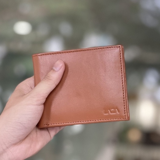 Ví nam da bò LAZA Mill Wallet 506 - Chất liệu da bò Nappa nhập khẩu - Thương hiệu LAZA