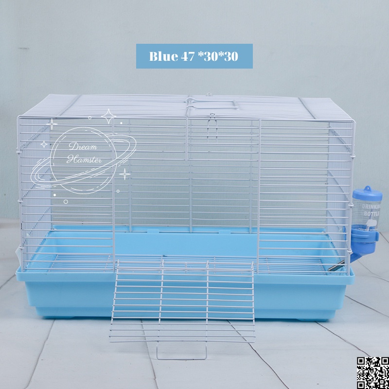 Lồng đại đơn 47*30*30 kèm khung lưới đáy(cao 2cm) cho thỏ con, bọ, sóc (Không kèm bình nước và phụ kiện khác) ...