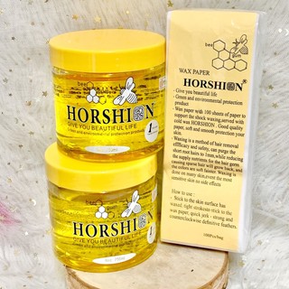 Combo gel và giấy wax lông Horshion 100 tờ