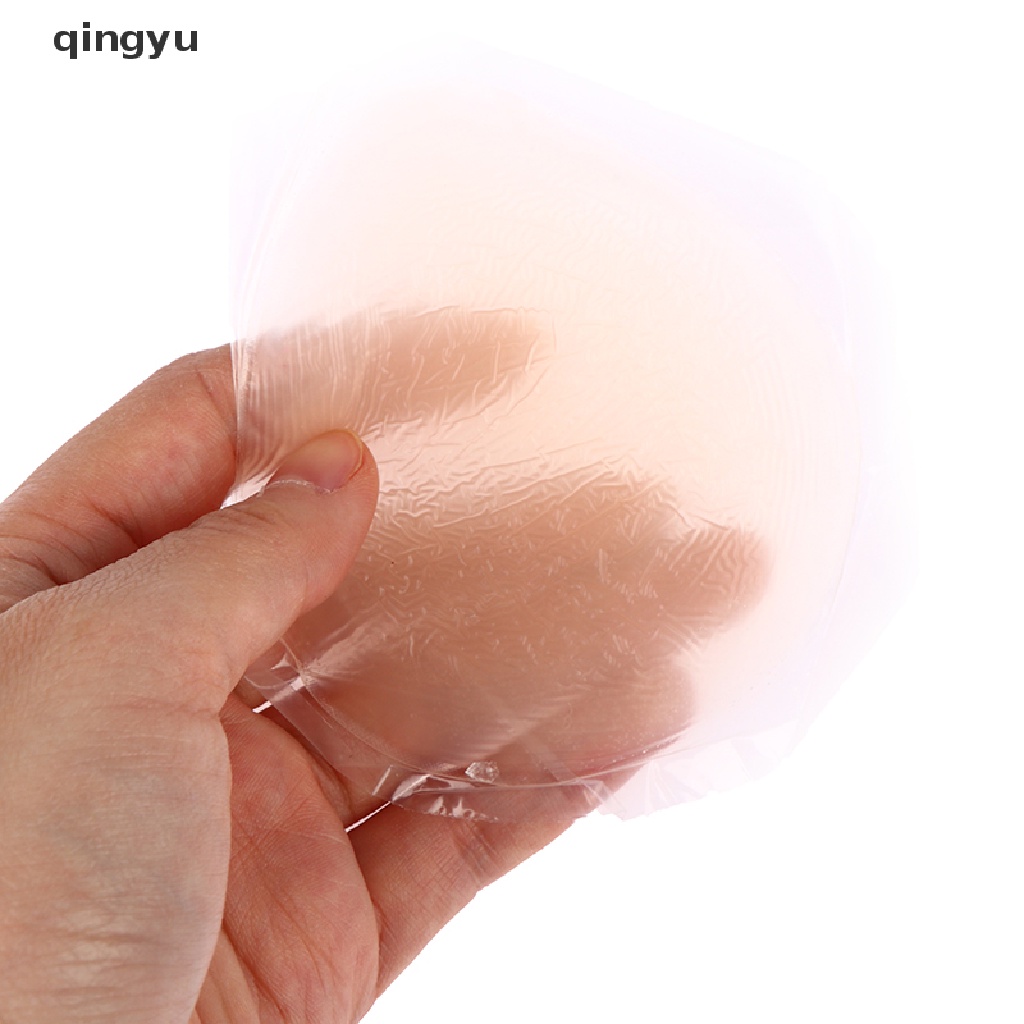 Qingyu Miếng Silicone Dán Vô Hình Không Đường May Dán Ngón Chân Cái Camel Cho Nữ