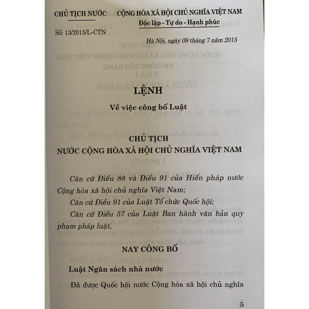 Sách-Luật Ngân Sách Nhà Nước
