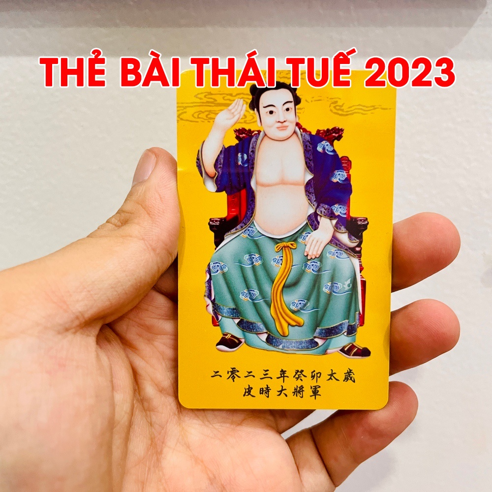 KIM BÀI THÁI TUẾ 2023 CHO 5 TUỔI TÝ - NGỌ - DẬU- MÃO- THÌN [THẺ NHỰA VÀNG]