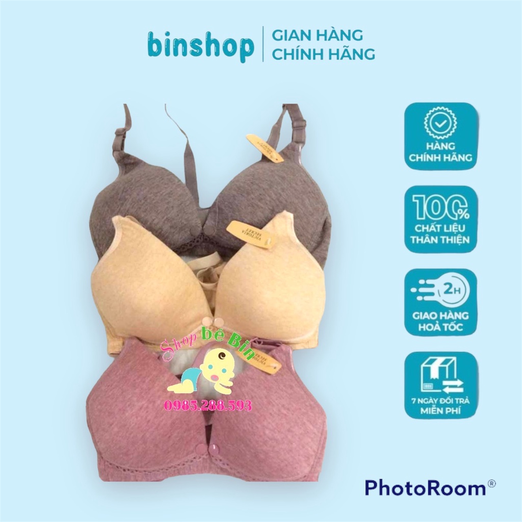 Áo ngực cho con bú đệm mỏng mẫu trơn