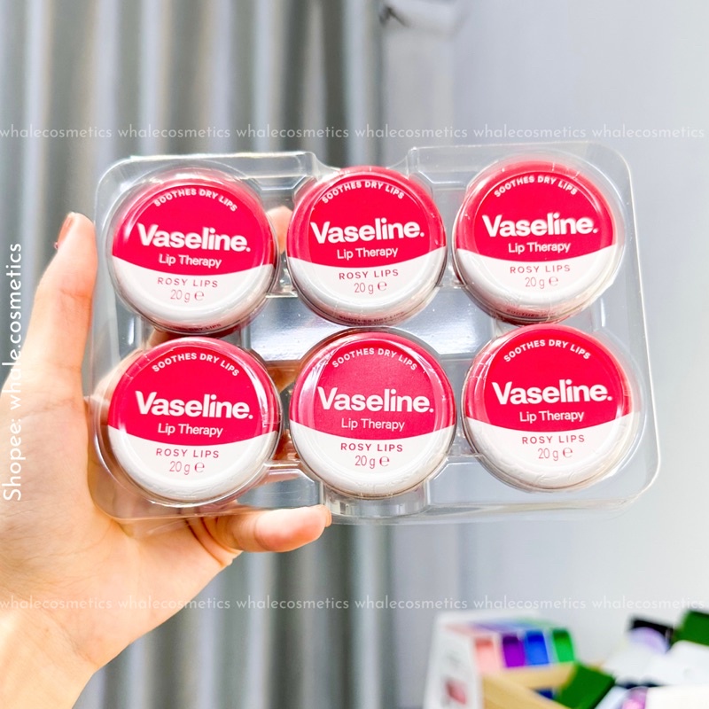 Son dưỡng môi hộp thiếc Vaseline Lip Therapy Petroleum Jelly 20g