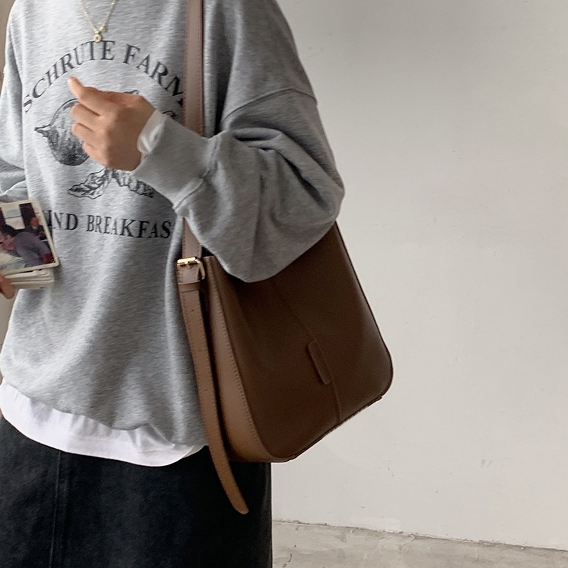 Túi Đeo Vai Cỡ Lớn Phong Cách Hàn Quốc Thời Trang Cho Nữ