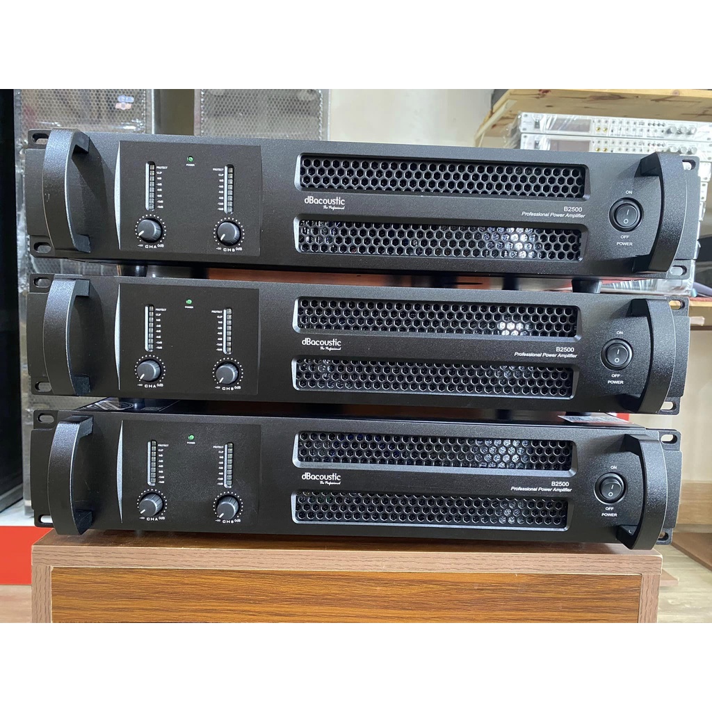 CỤC ĐẨY 2 KÊNH DBACOUSTIC B2500 HÀNG CHÍNH HÃNG- CÔNG SUẤT 500W/ 1 KÊNH