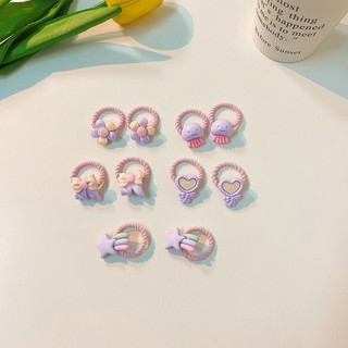 Set dây buộc tóc, dây buộc tóc hàn quốc cute (set 10 dây)