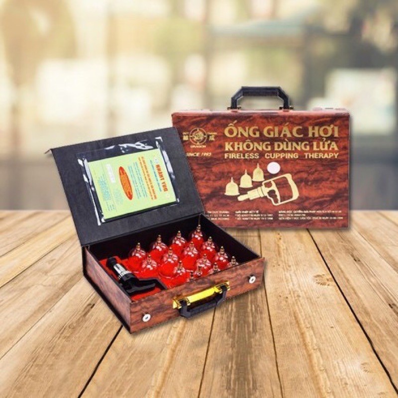 Ống giác hơi không dùng lửa Duy Thành YGH01 (Valy nâu) 17 ống