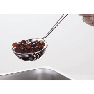[GIÁ SỈ] Vợt Múc Trân Châu, Topping Chuôi Đỏ