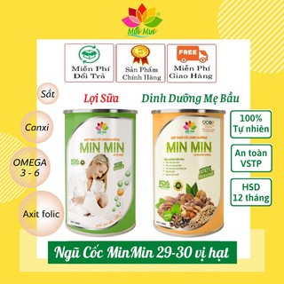 Ngũ cốc min min 29-30 vị hạt - combo cho mẹ đi sinh - siêu lợi sữa, siêu tiết kiệm