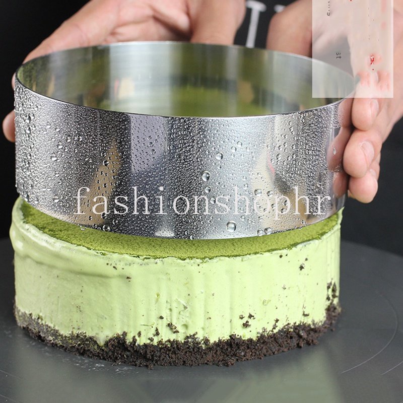 Khuôn Làm Bánh Mousse Hình Tròn Bằng Thép Không Gỉ