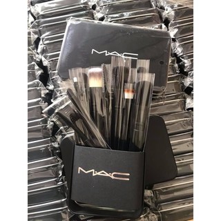 Bộ 12 cọ trang điểm mac, bộ chổi cọ make up chuyên nghiệp xinh xắn kèm hộp đựng cao cấp