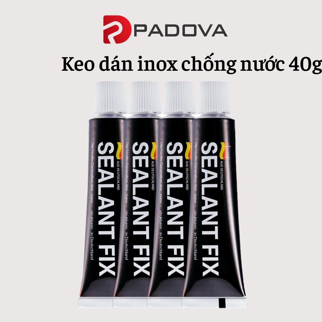 Keo Dán Inox,. Dán Mọi Bề Mặt Đa Năng Siêu Chắc, Chống Thấm Nước 40g PADOVA 5027