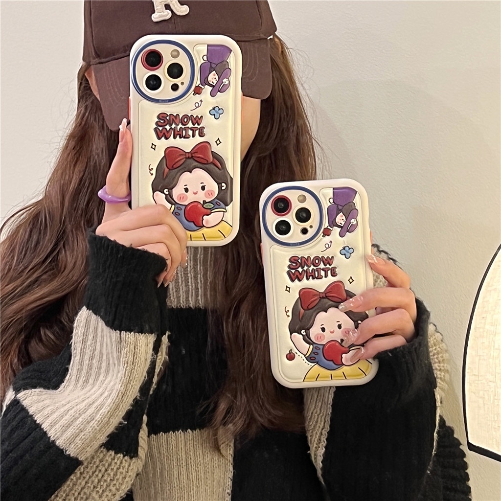 Ốp Điện Thoại Da Viền tpu Dẻo In Họa Tiết Hoạt Hình Góc Tròn Cho iphone 15 pro max 14 pro max 13 pro max 12 pro max