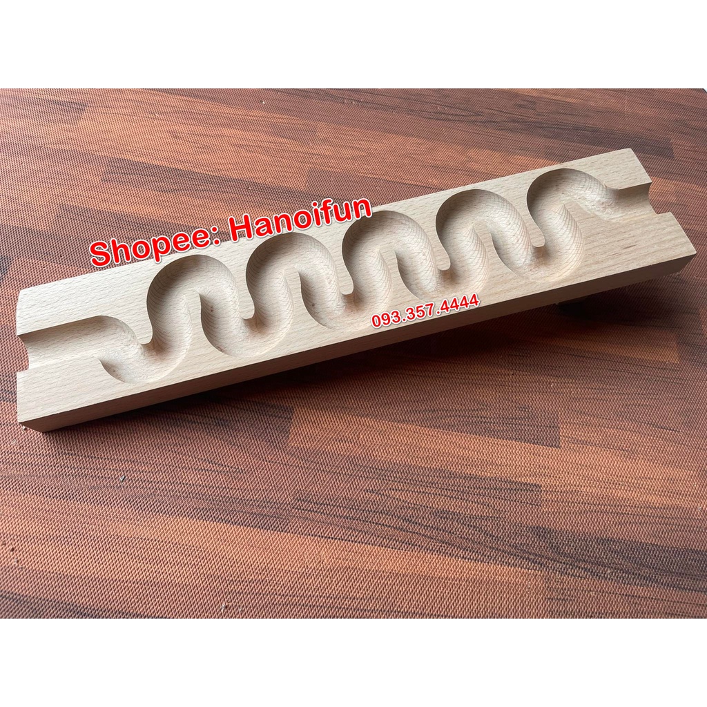 (Mua kèm 10 viên bi đẹp giá 1k mua kèm mới đc nhé) Đường chạy quanh co bằng gỗ, đường đua bi bằng gỗ, ASMR