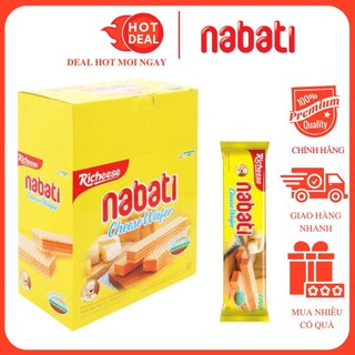 Bánh xốp nabati nhân phô mai/nhân socola hộp 320g