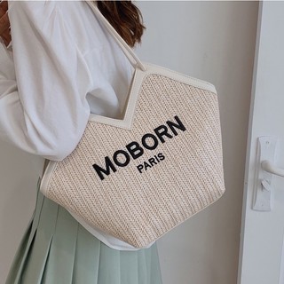 T012- Túi cói Moborn 3 màu