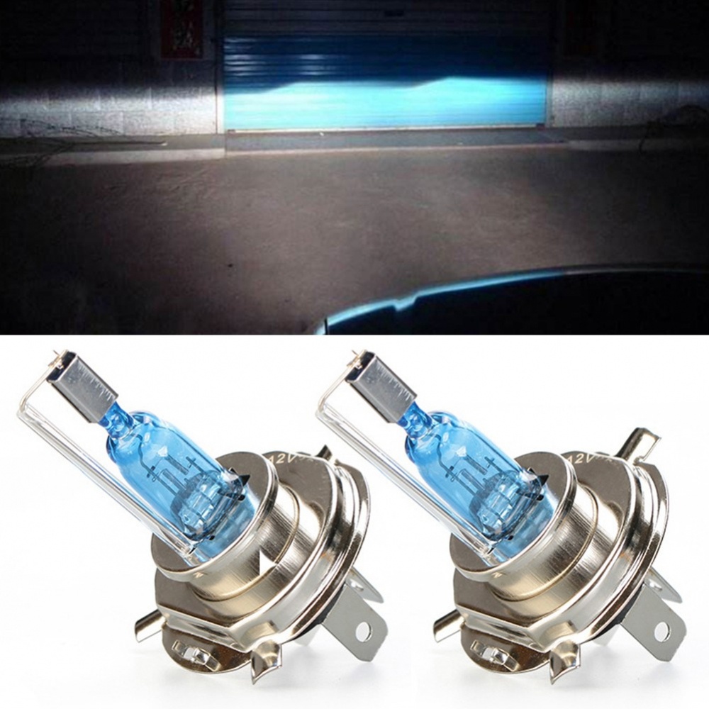 Bóng Đèn Pha Xenon H4 55W 12V Ánh Sáng Trắng Siêu Sáng