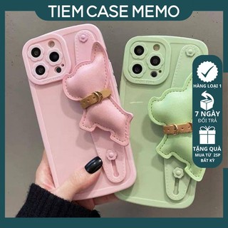 Ốp Lưng Xỏ Tay Gắn Thú Chó Ip 6/6plus/7/7plus/8plus/x/xs/Xsmax/11/11pro/11promax/12/12promax/13/13promax/14/14promax