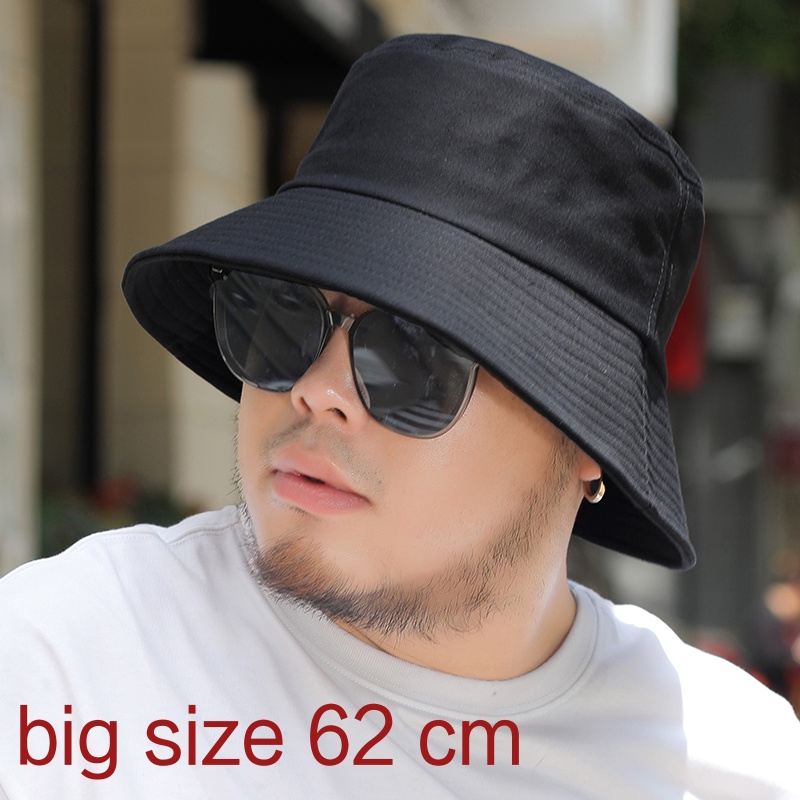 Mũ Bucket Chất Liệu Cotton Kích Cỡ Lớn Phong Cách Hip Hop Dành Cho Nam Và Nữ