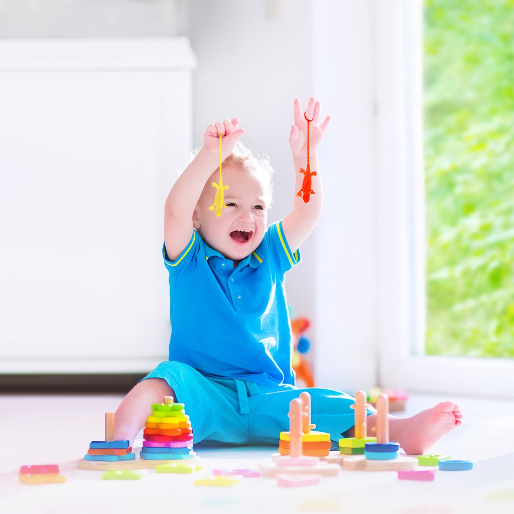 Set 20 Đồ Chơi Thằn Lằn Đàn Hồi Cho Bé