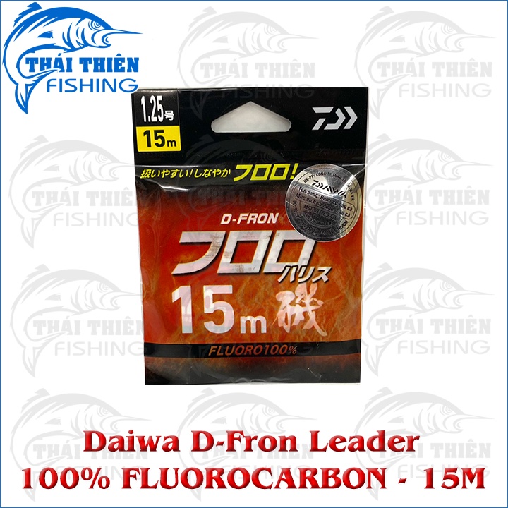 Dây Câu Cá Leader Daiwa D-Fron 100% Fluoro Carbon Cuộn 15m Made In Japan