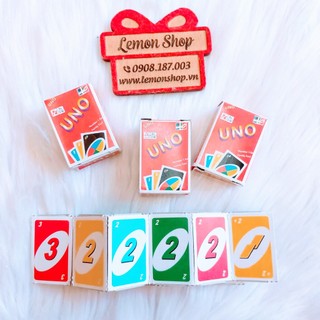Bài Uno Mini ( Giấy Cứng Thường ) - 1 Bộ