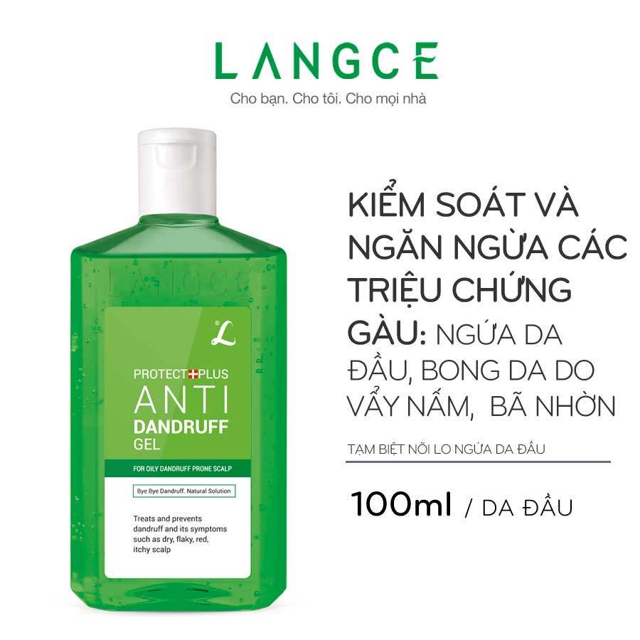 GỘI SẠCH VẨY NẤM, GÀU HẾT NGỨA DA ĐẦU 100ml LANGCE (KHÔNG HỘP)
