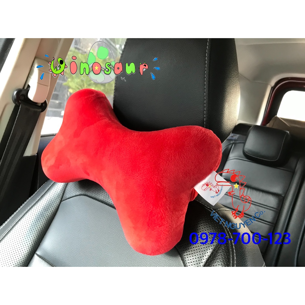 Gối memory cao su non gối cổ ghế ô tô Made in Việt Nam! khúc xương khủng long