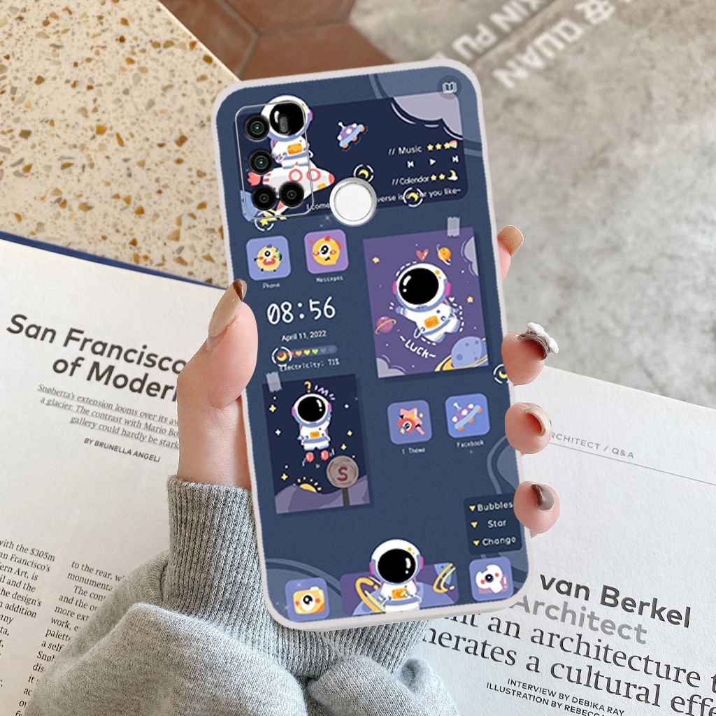 Ốp lưng Vsmart Joy 4, ốp điện thoại vsmart, vinsmart hình vũ trụ, phi hành gia