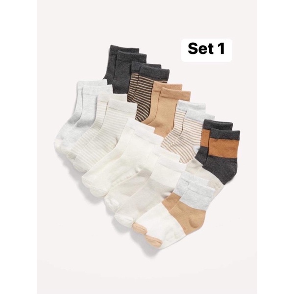 SET 10 ĐÔI TẤT OLDNAVY SĂN SALE US