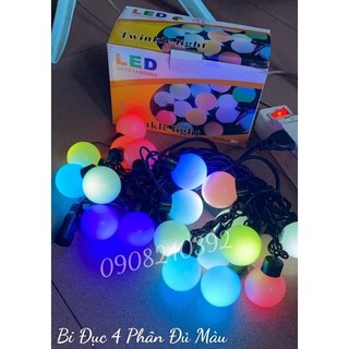 ✨ Dây đèn trang trí 5m 20 bóng tròn có phích nối, đèn LED bóng tròn trang trí trong nhà và ngoài trời