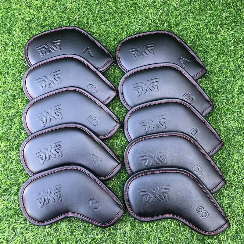 PXG Branded New Golf Club Iron Headcover (3,4,5,6,7,8,9, Pw, Aw, Sw) Chữ thêu số cho vỏ bảo vệ đầu s