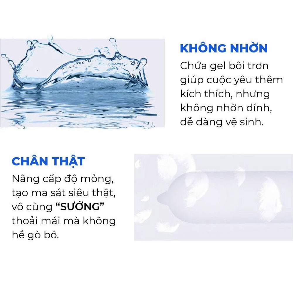 Bao cao su OLO Thin 001 mm Square Red, bcs 0.01 gân gai siêu mỏng kéo dài thời gian quan hệ