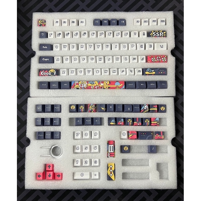 Keycap Cho Bàn Phím Cơ Profile Cherry Graffiti 126 Phím | GEARBROS