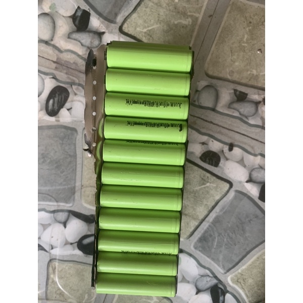Lisen xanh pin tháo khối từ thùng mới 98% dung lượng 1900-2100mah 396cell nội trở 15-19 sả 10c 20a