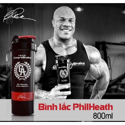 Bình lắc 3 ngăn PhilHeath 800ml - Coleman 800ml